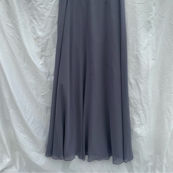 David’s Bridal Celebrate DB Studio Daydream Dress Flutter Sleeve Full Skirt Sz 0 - Picture 5 of 12
